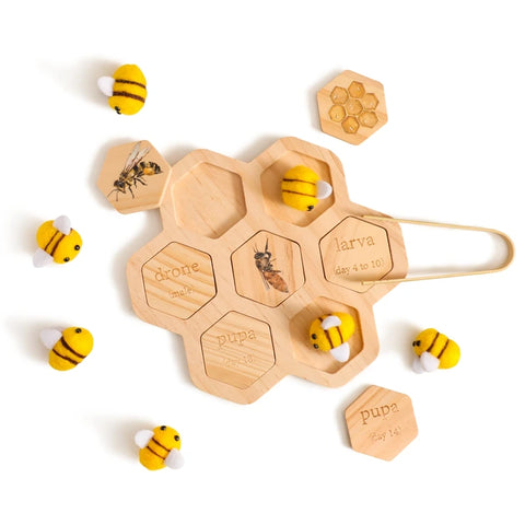 Montessori Bee Sensory Toy - Engage & Develop Little Minds Teeny Pandas