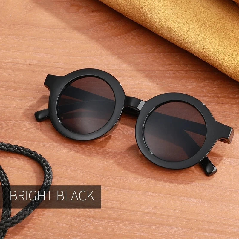 Round Frame Kids Sun Protect Sunglasses - Stylish, Safe & Durable Teeny Pandas