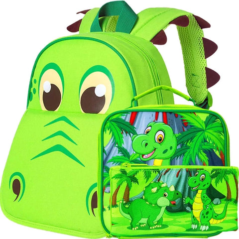Toddler Backpack Set for Girls and Boys – Preschool Bookbag with Lunch Bag and Pencil Case