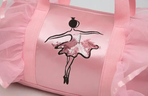 Pink Ballet Dance Bag for Girls – Kids Sports Backpack and Tote for Costume and Shoes