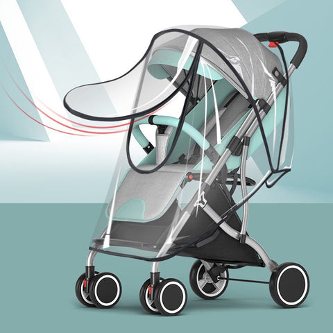 Universal Stroller Rain Cover – Waterproof, Windproof Protection for Your Baby