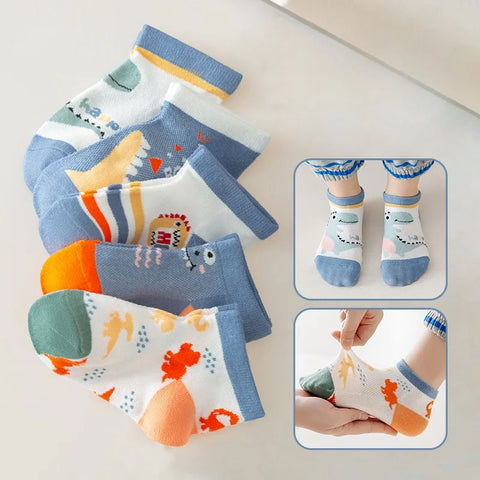 Children's Cotton Cartoon Socks for Boys and Girls