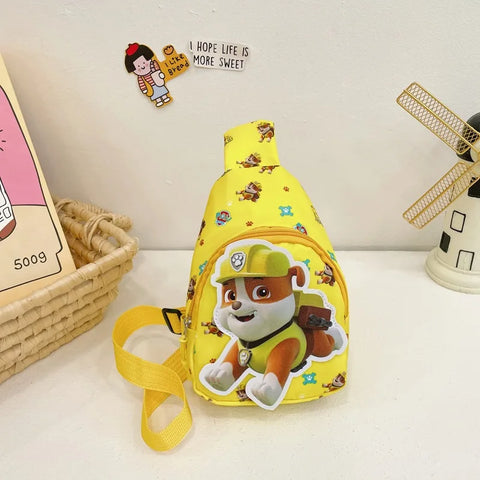 Kids Cartoon Dog Chest Bag – Mini Outdoor Shoulder Bag for Boys