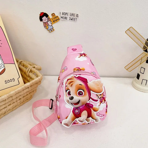 Kids Cartoon Dog Chest Bag – Mini Outdoor Shoulder Bag for Boys
