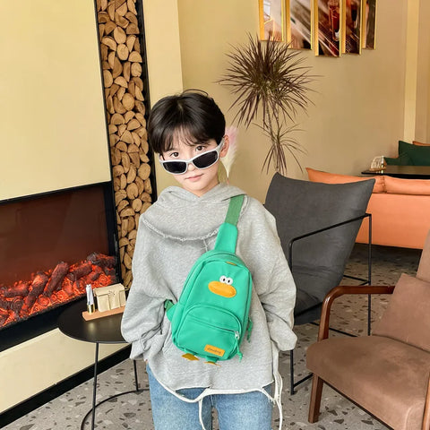 Children’s Cute Duck Bag – Adorable Fanny Pack and Messenger Satchel for Kids