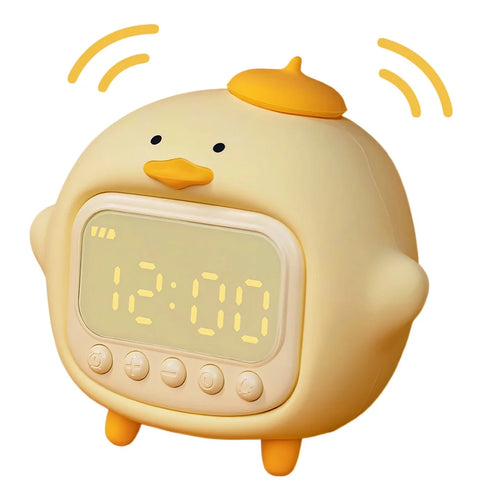 Duck Alarm Clock - With Soft Night Light