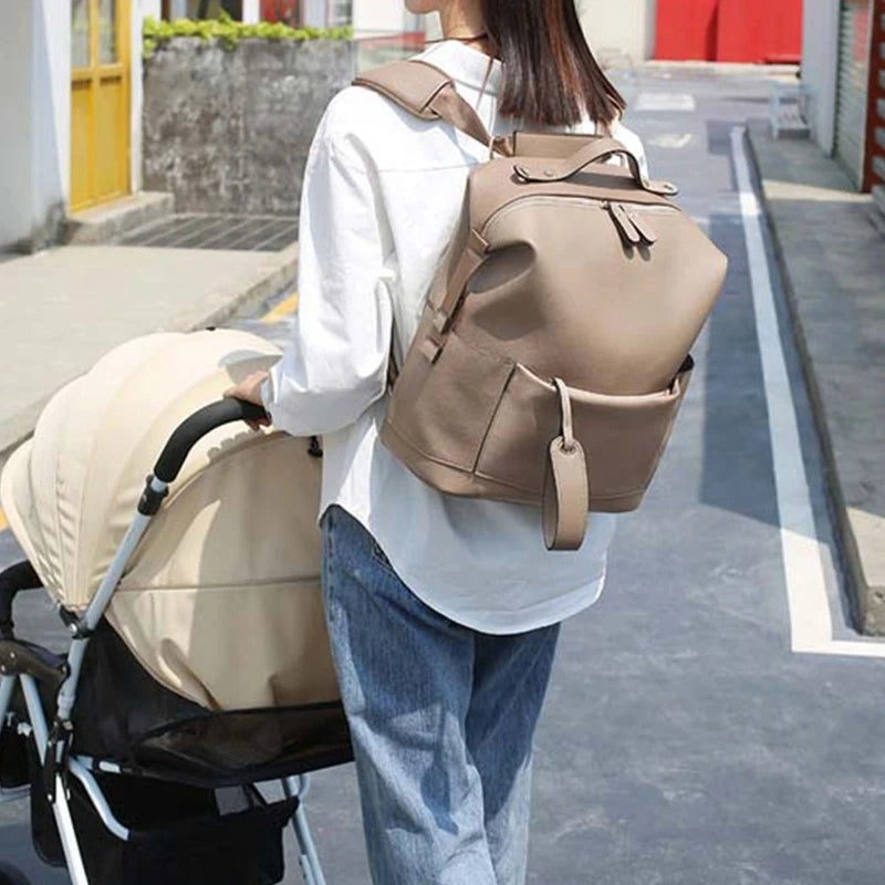 Spacious Nappy Backpack - With Changing Mat For Convenience! Teeny Pandas