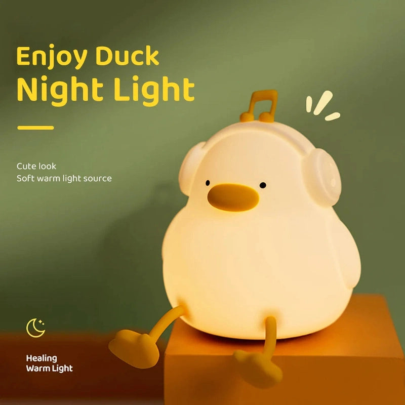 QuackyGlow Soft-touch LED Nightlight Teeny Pandas