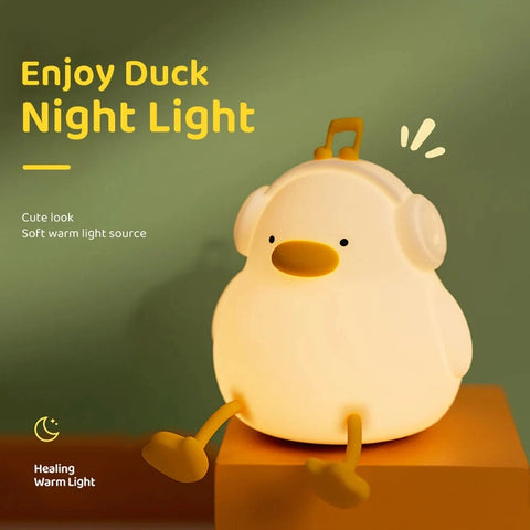 QuackyGlow Soft-touch LED Nightlight Teeny Pandas