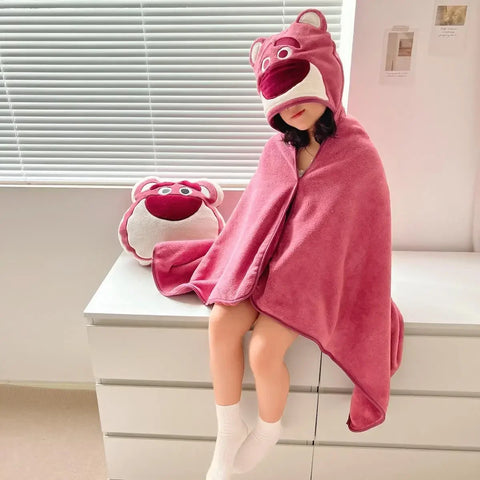 Adorable Animal Hooded Bath Towel - Super Soft Absorbent Towel