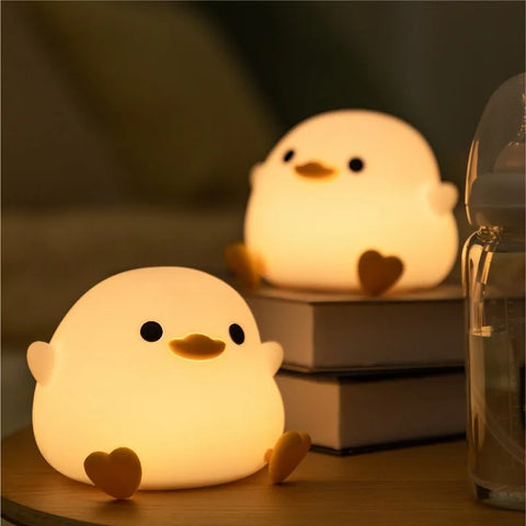 QuackyGlow Soft-touch LED Nightlight Teeny Pandas