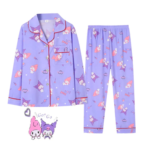 Cute Kids Pajama Set – Trendy and Comfortable Nightwear for Autumn