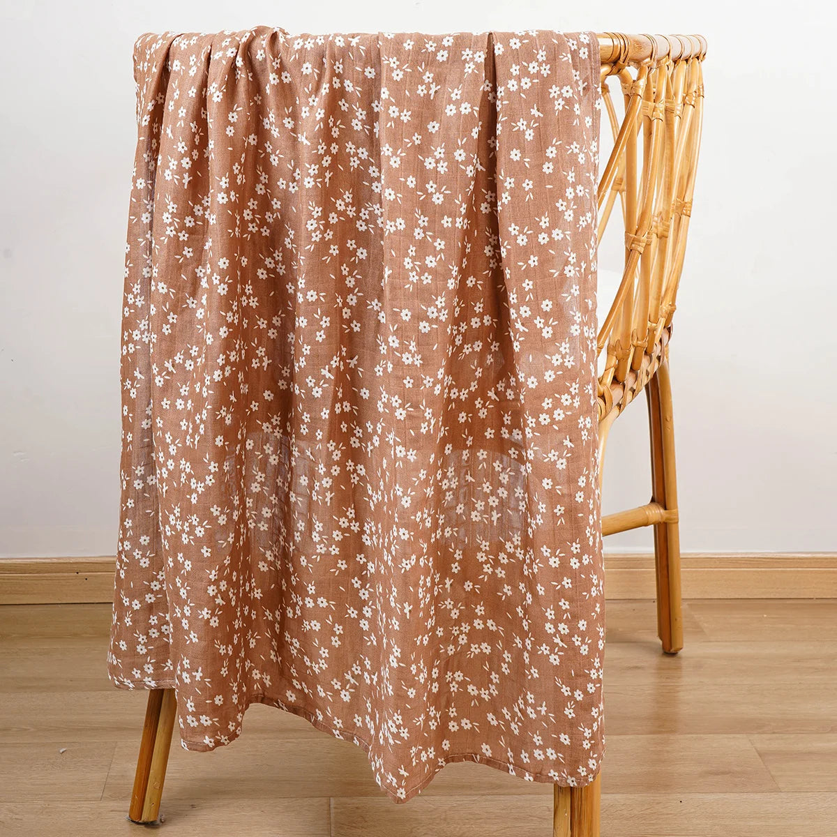 Soft Cotton Bamboo Muslin Baby Swaddle Wrap Teeny Pandas