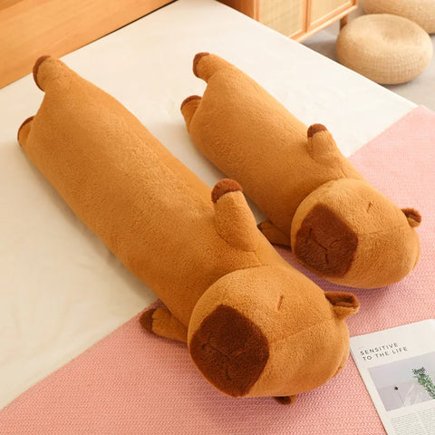 Capybara Stuffed Plush Toy - Soft Long Sleeping Pillow