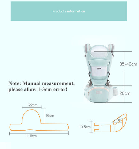 Multi-Use Ergonomic Baby Carrier