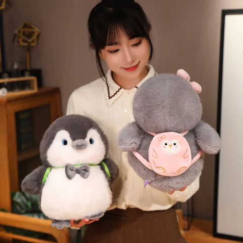Couple Penguin Plush Toys - Soft Antarctic Penguin Animal