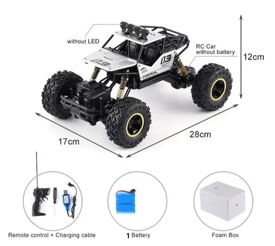 Monster RC Crawler Truck 1/16 – Rugged Off-Road Action Teeny Pandas