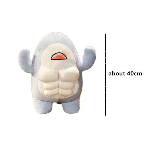 Muscle Shark Plushies