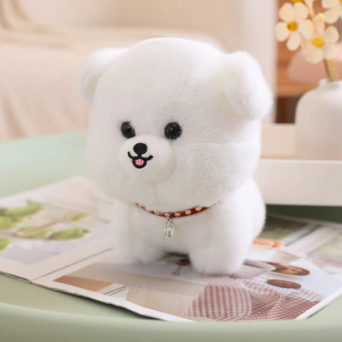 Cute Fluffy Shiba Inu, Bichon & Husky – Kawaii Stuffed Puppy Plushies