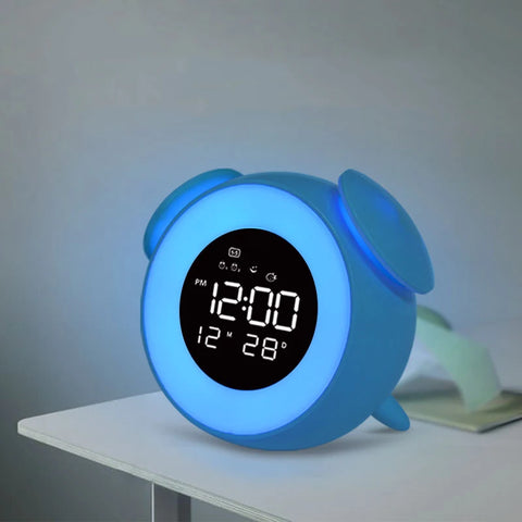 LED Digital Smart Alarm Clock - With Night Light & Voice Control