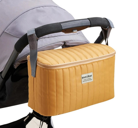 Multifunctional Nylon Baby Stroller Organizer - With Insulated Cup Holders Teeny Pandas