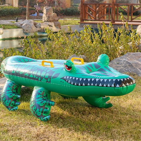 Crocodile Pool Float for Kids – Ultimate Summer Fun Ride-on