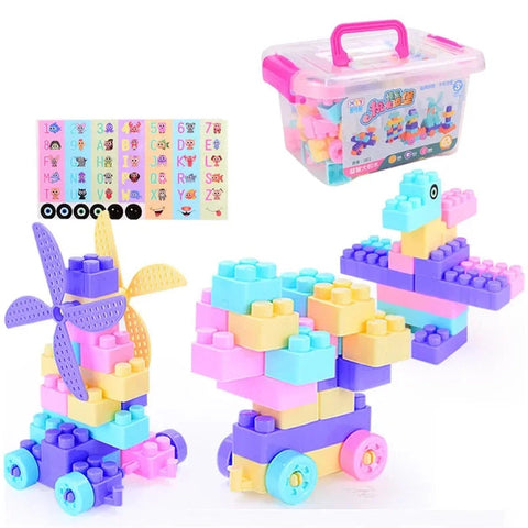 100Pcs DIY Creative Building Blocks - Assembling Construction Toys for Children!