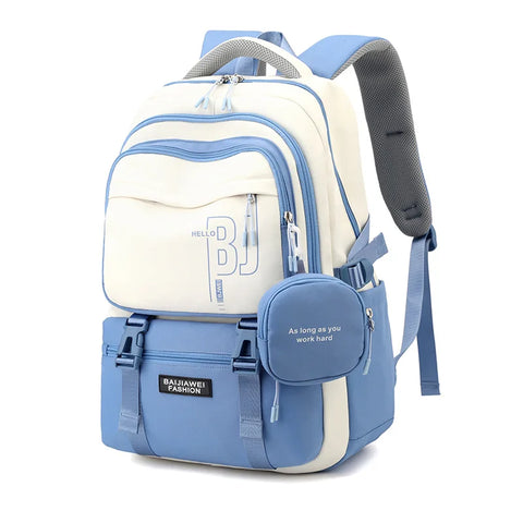Waterproof School Backpack for Girls with Purse – Stylish & Practical Kids School Bag