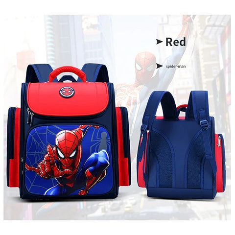 Superhero Cartoon Backpack for Kids – Kindergarten and Elementary School Students