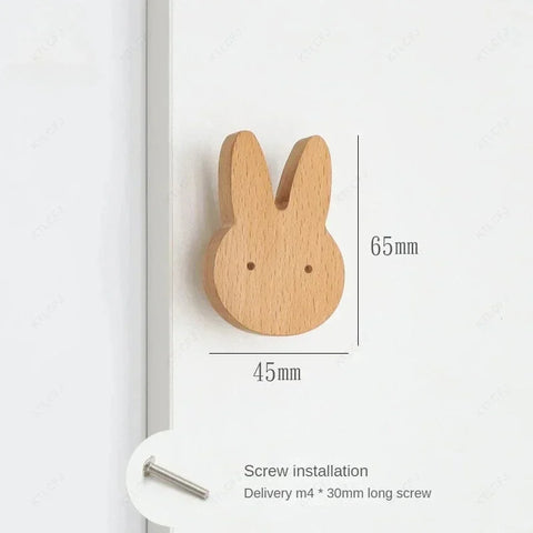 Wooden Shape Cabinet Knobs for Kids - Safe and Durable! Teeny Pandas