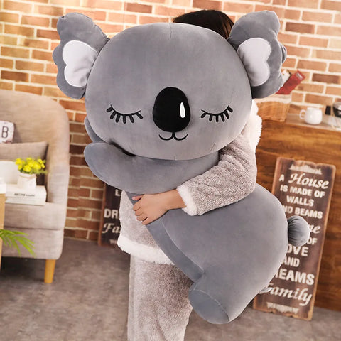 Koala Plush Toy - Soft Cartoon Animal Kawaii Koala Stuffed Doll