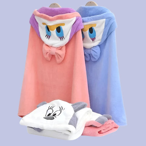 Animal Hooded Towels for Kids - Coral Fleece Kids Towel