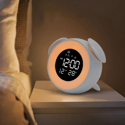 LED Digital Smart Alarm Clock - With Night Light & Voice Control