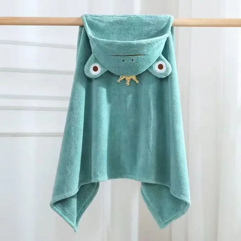 Animal Hooded Towels for Kids - Coral Fleece Kids Towel