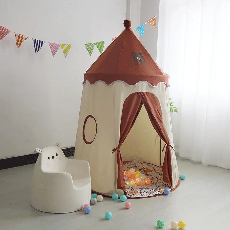 Cozy Nordic Play Tent for Kids - Transform Your Kids Room! Teeny Pandas