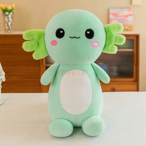 Cute Axolotl Plush Toy - Soft Stuffed Salamander Plushie