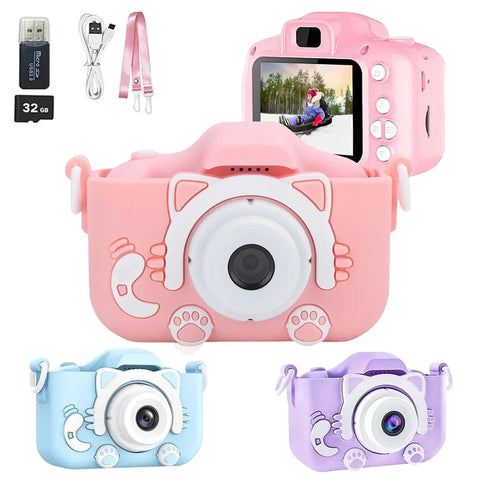 Kids Digital Camera with 1080P HD Video – Cartoon Design