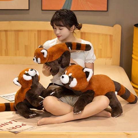 Lifelike Cute Red Panda Stuffed Animal Plushies