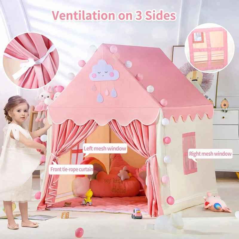 Imagination Playhouse Tent for Kids – Portable Foldable Fun Teeny Pandas