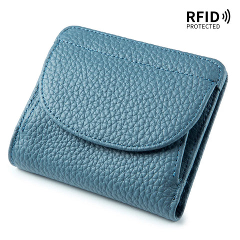 Fashion Girls Wallet – Genuine Leather Small Coin Purse and Card Holder