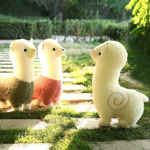 Plush Alpacasso Toy - Soft Stuffed Alpaca Doll
