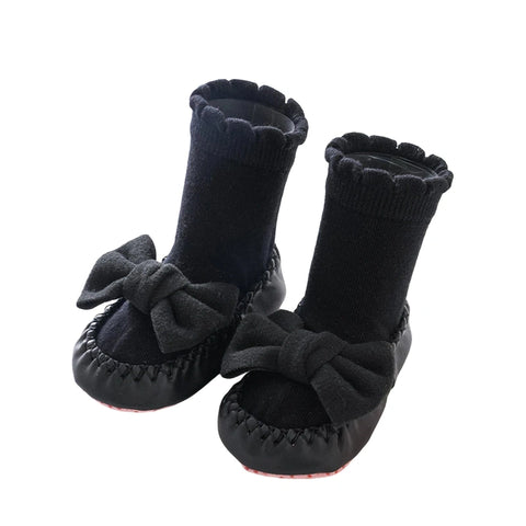 Cute Bow Non-Slip Baby Socks for Girls