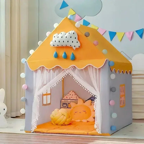 Imagination Playhouse Tent for Kids – Portable Foldable Fun Teeny Pandas