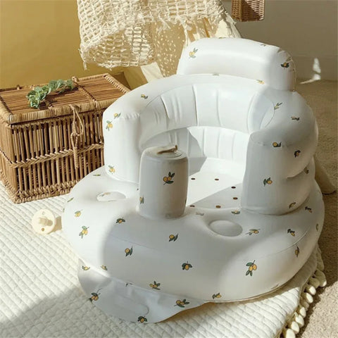 Inflatable Baby Sofa Seat with Safety Support - Designed for your Baby's Safety! Teeny Pandas