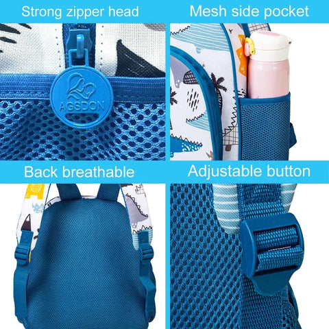 Toddler Backpack Set for Girls and Boys – Preschool Bookbag with Lunch Bag and Pencil Case