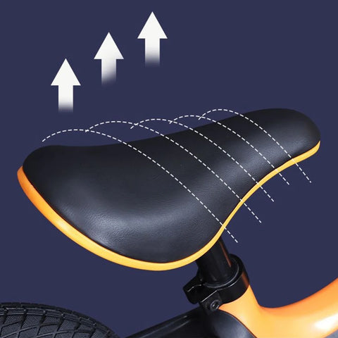 12-Inch No Pedal Balance Bike for Toddlers – Adjustable Seat Push Bicycle