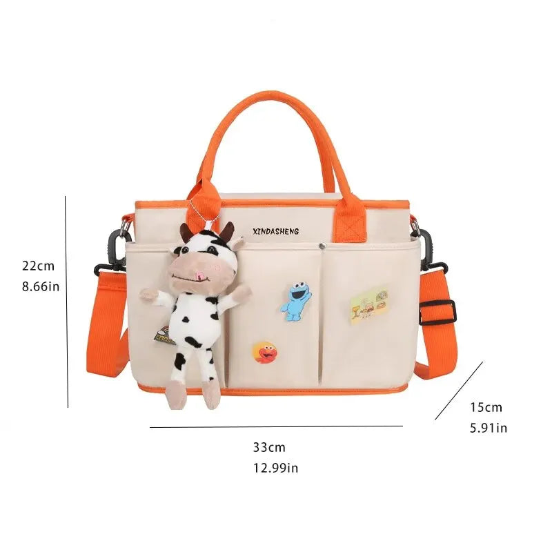 Multifunctional Waterproof Baby Diaper Bag - Large Capacity & Versatile! Teeny Pandas