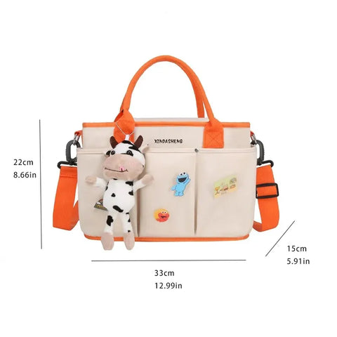 Multifunctional Waterproof Baby Diaper Bag - Large Capacity & Versatile! Teeny Pandas