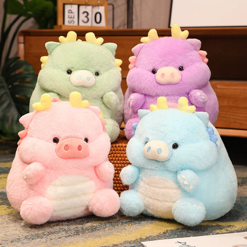 Adorable Pig Dragon 2-in-1 Plushies