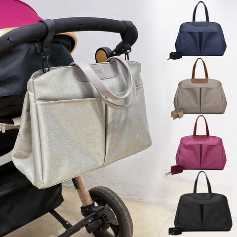 Shoulder/Crossbody Baby Diaper Bag– Waterproof & Lightweight Teeny Pandas